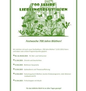 Festwoche - 700 Jahre Blüthen/ 70. Turnier Reit- und Fahrverein